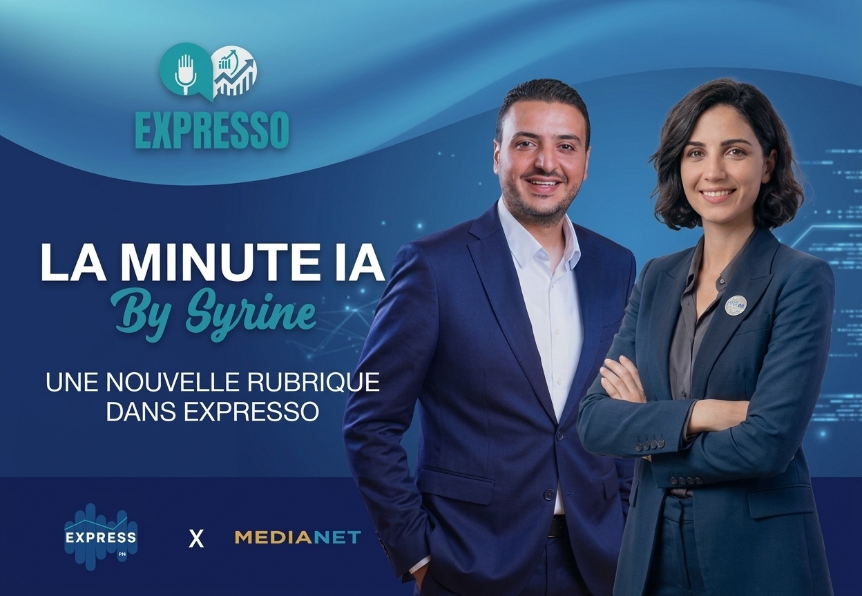 La Minute IA by Syrine sur la radio Express FM : MEDIANET lance un rendez-vous IA quotidien
