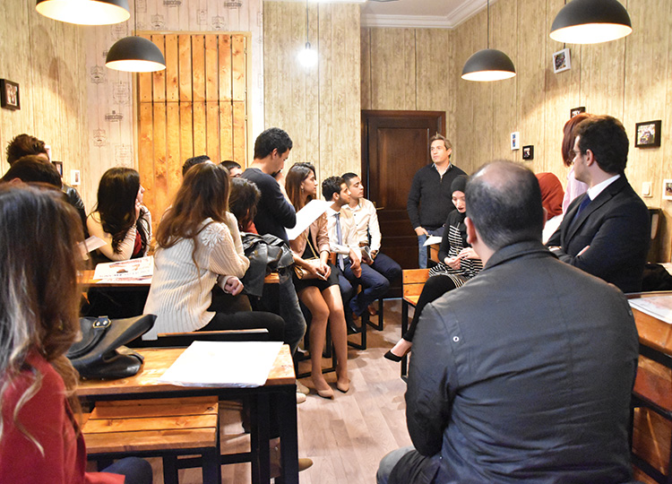  Visite des étudiants de l'université de SESAME à MEDIANET